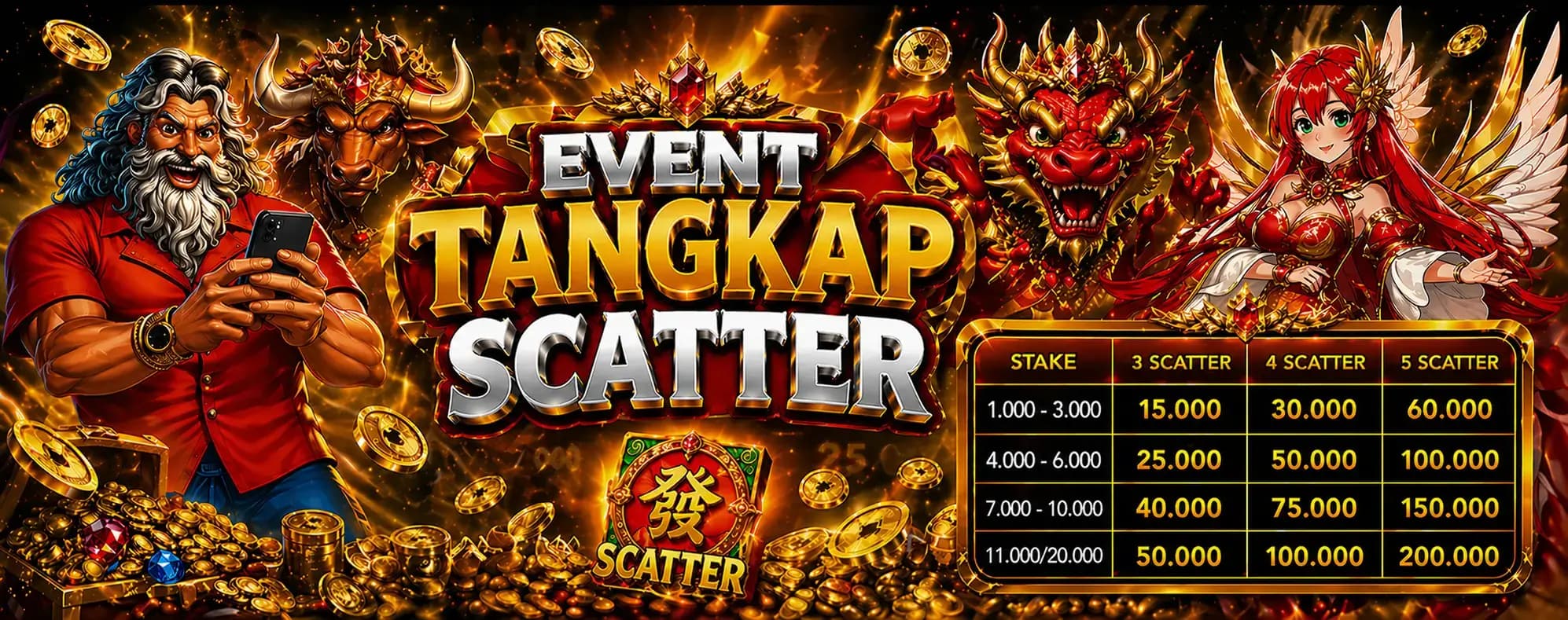 EVENT TANGKAP SCATTER